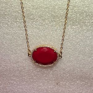 Red Pendant Necklace
